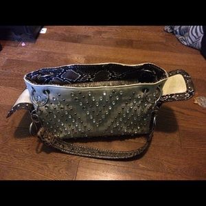 Snakeskin purse